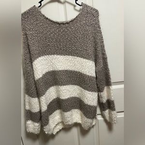 Beautiful tan and cream sweater